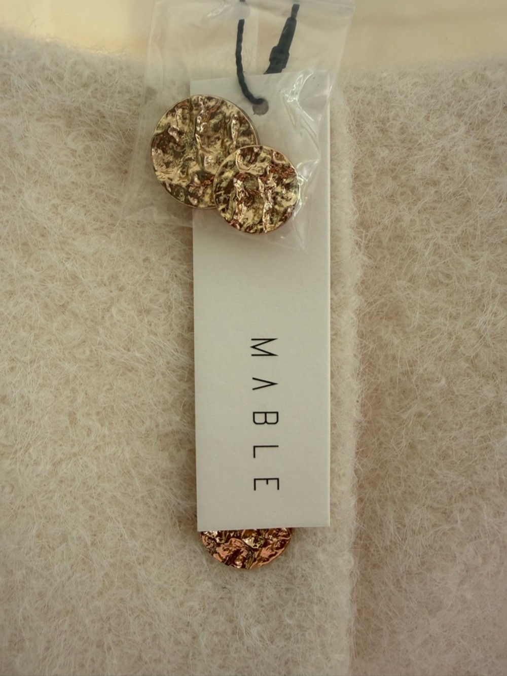 NWT MABLE NERISSA JEWEL BUTTON
BOUCLE JACKET - Picture 9 of 16